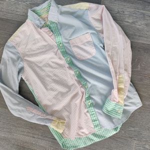 J Crew Striped Fun Shirt